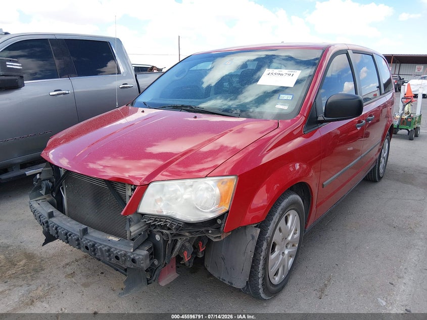 Vin: 2c4rdgbg4er226618, lot: 46095169, dodge grand caravan american value pkg 20142