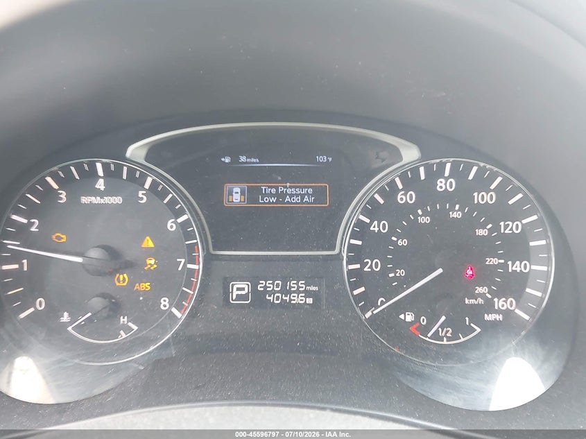 2013 NISSAN ALTIMA SEDAN 2.5L I-4 DOHC, VVT, 182HP
