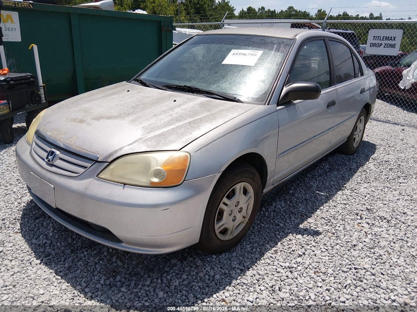 2001 Honda Civic, Normal Wear & Tear, IAAI, VIN 2HGES16561H584508 — photo 2