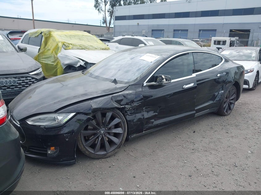 Vin: 5yjsa1h15efp39785, lot: 46095273, tesla model s p85 20142