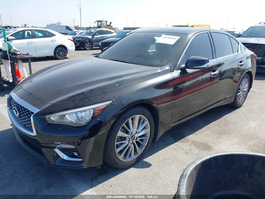 Vin: jn1ev7bp7mm704398, lot: 46095362, infiniti q50 luxe 20212