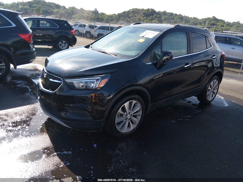 Vin: kl4cjasbxlb327829, lot: 46095393, buick encore fwd preferred 20202