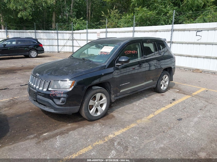 Vin: 1c4njdeb0ed502074, lot: 46095402, jeep compass latitude 20142