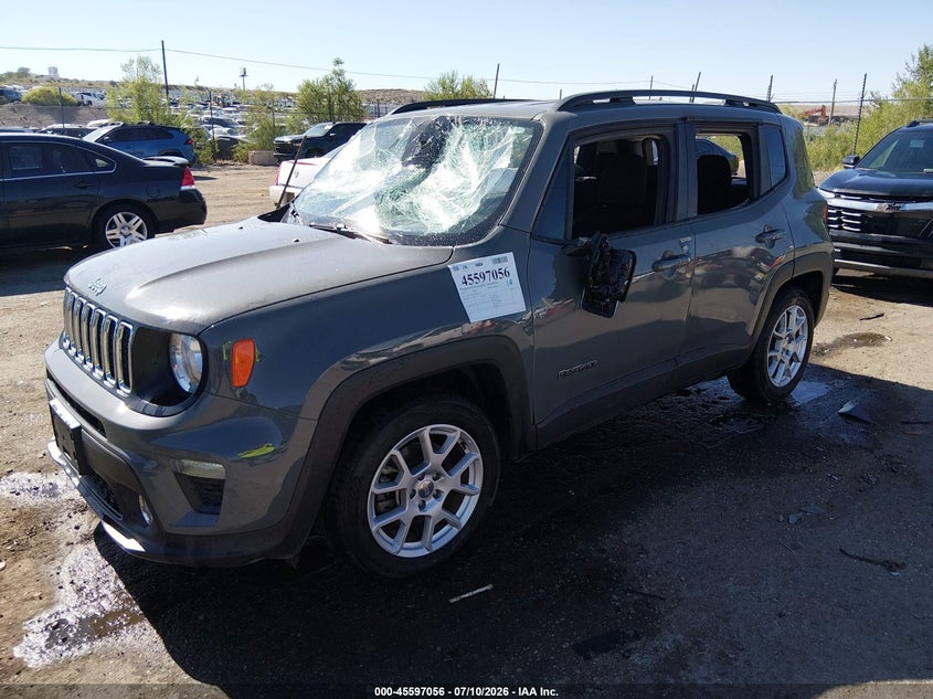 2021 Jeep Renegade Latitude Fwd, Vandalized, IAAI, VIN ZACNJCBB5MPM54244 — photo 2