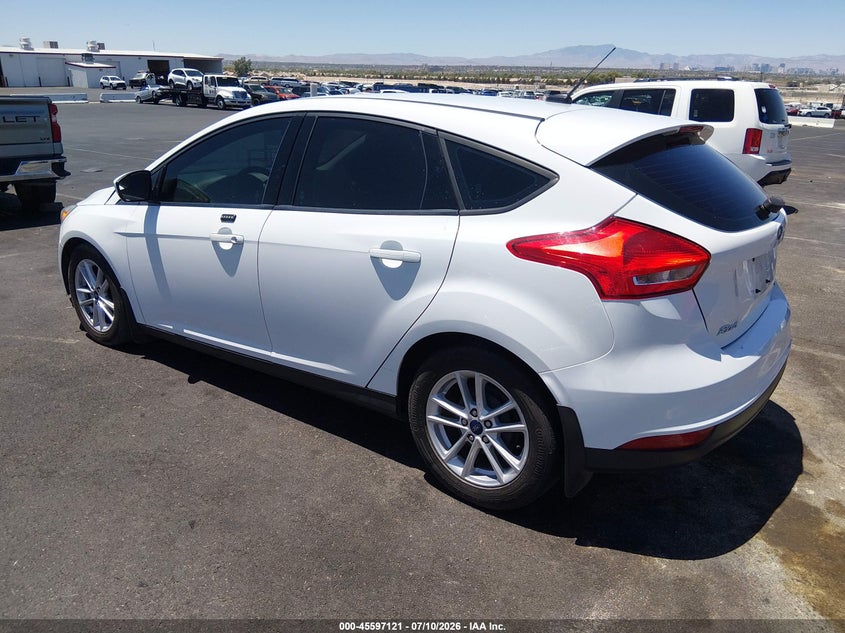 Vin: 1fadp3k23jl295114, lot: 46095499, ford focus se 20183