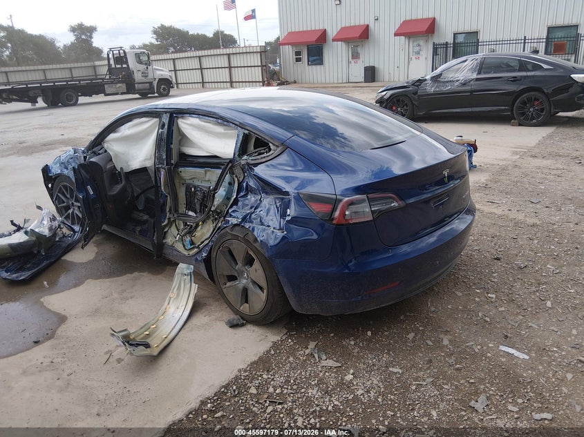 Vin: 5yj3e1eb0nf234355, lot: 46095557, tesla model 3 long range dual motor all-wheel drive 20223