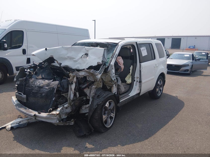 Vin: 5fnyf4h32fb061674, lot: 46095559, honda pilot se 20152