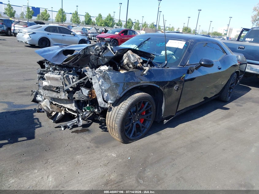 Vin: 2c3cdzc90gh322647, lot: 46095574, dodge challenger srt hellcat 20162
