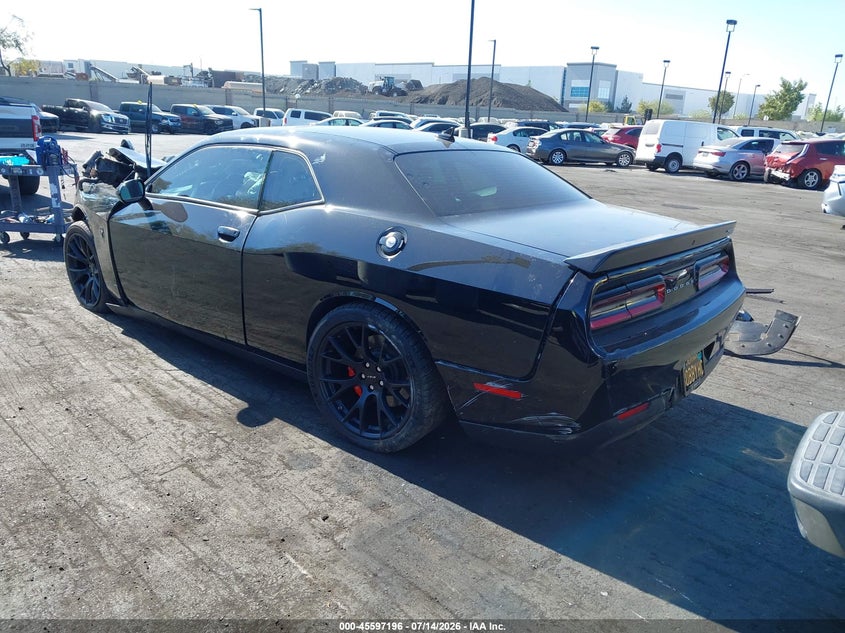 Vin: 2c3cdzc90gh322647, lot: 46095574, dodge challenger srt hellcat 20163