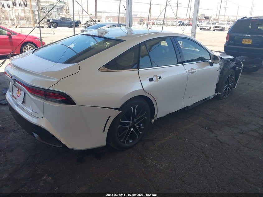 Vin: jtdaaaaa9ta012337, lot: 46095592, toyota mirai xle 20264