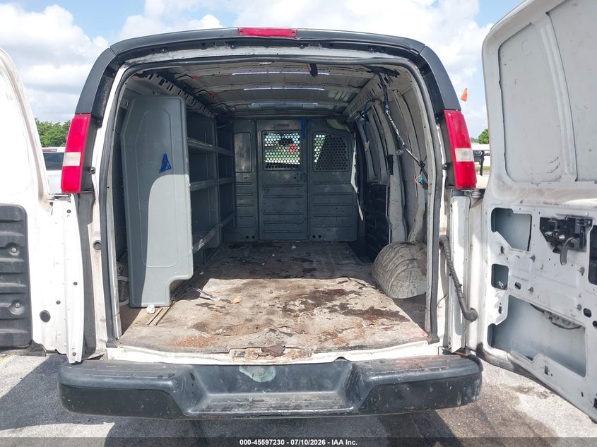 2019 Chevrolet Express 2500 Work Van VIN: 1GCWGAFG7K1146747 Lot: 45597230