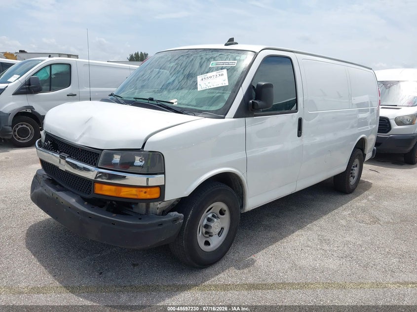 Vin: 1gcwgafg7k1146747, lot: 46095608, chevrolet express 2500 work van 20192