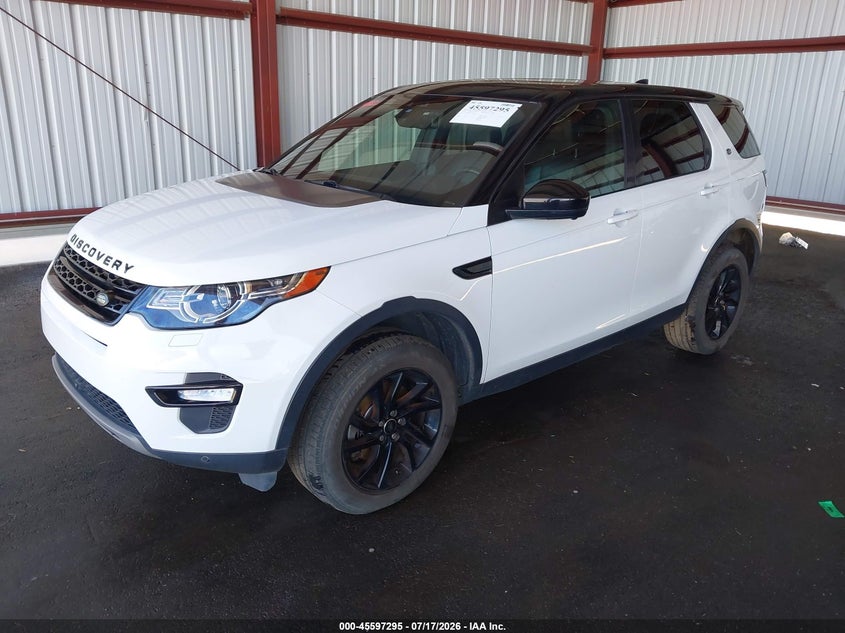 Vin: salcr2rx4jh751001, lot: 46095673, land rover discovery sport hse 20182