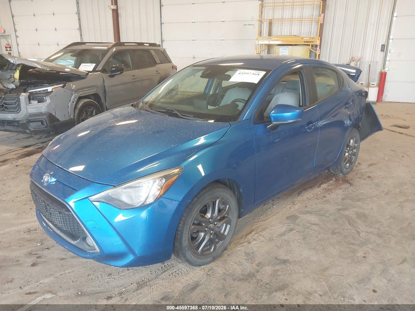 2019 Toyota Yaris Le, Удар сзади, IAAI, VIN 3MYDLBYVXKY517840 — фото 2