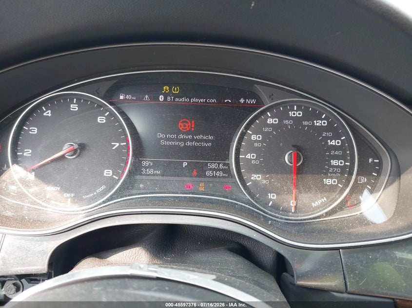 2016 Audi A6 2.0T Premium Plus VIN: WAUGFAFC0GN160989 Lot: 45597376