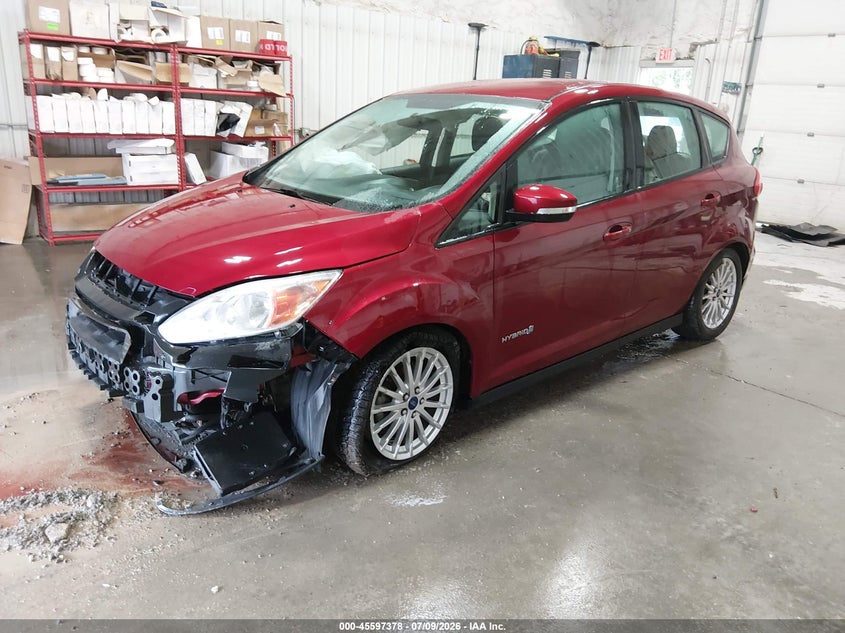 Vin: 1fadp5au2dl547003, lot: 46095756, ford c-max hybrid se 20132