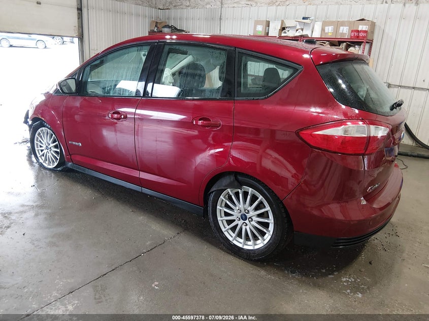 Vin: 1fadp5au2dl547003, lot: 46095756, ford c-max hybrid se 20133