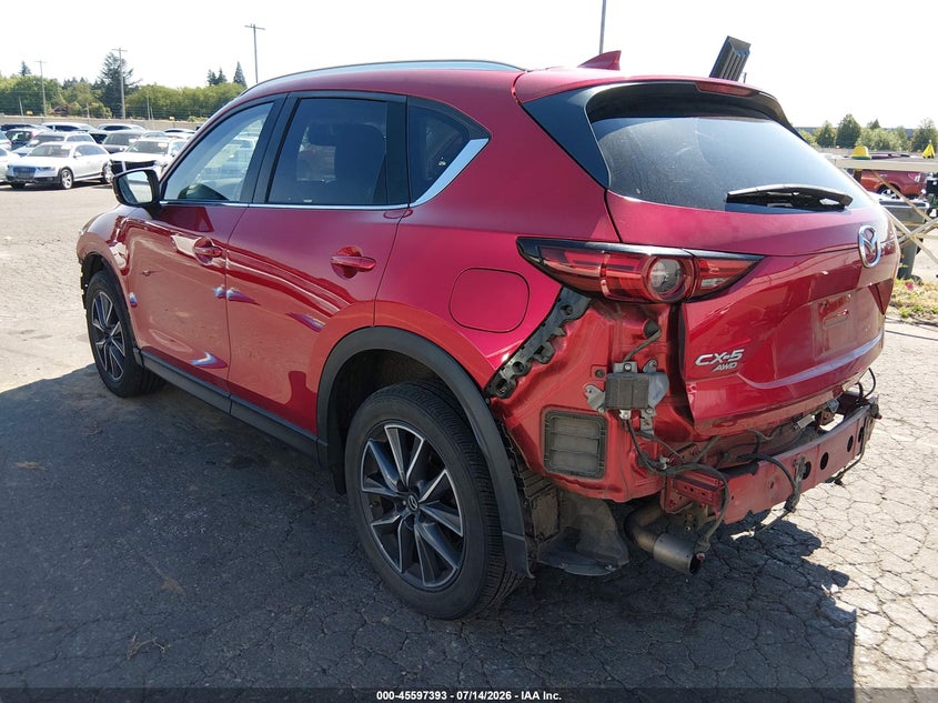 Vin: jm3kfbdl8h0114287, lot: 46095771, mazda cx-5 grand touring 20173
