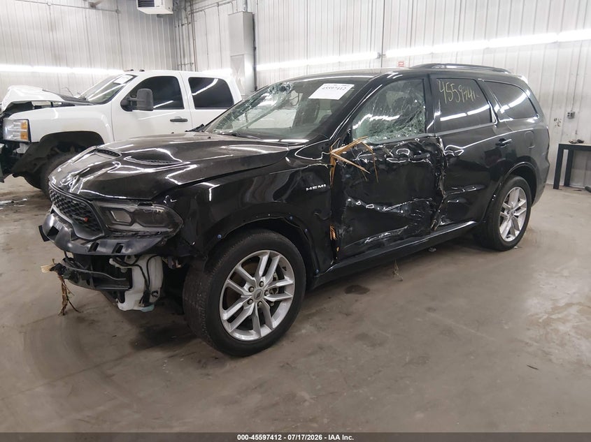 Vin: 1c4sdjct9pc556325, lot: 46095790, dodge durango r/t plus awd 20232