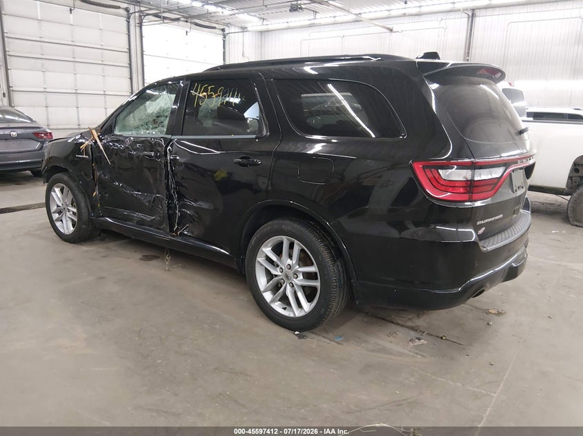 Vin: 1c4sdjct9pc556325, lot: 46095790, dodge durango r/t plus awd 20233