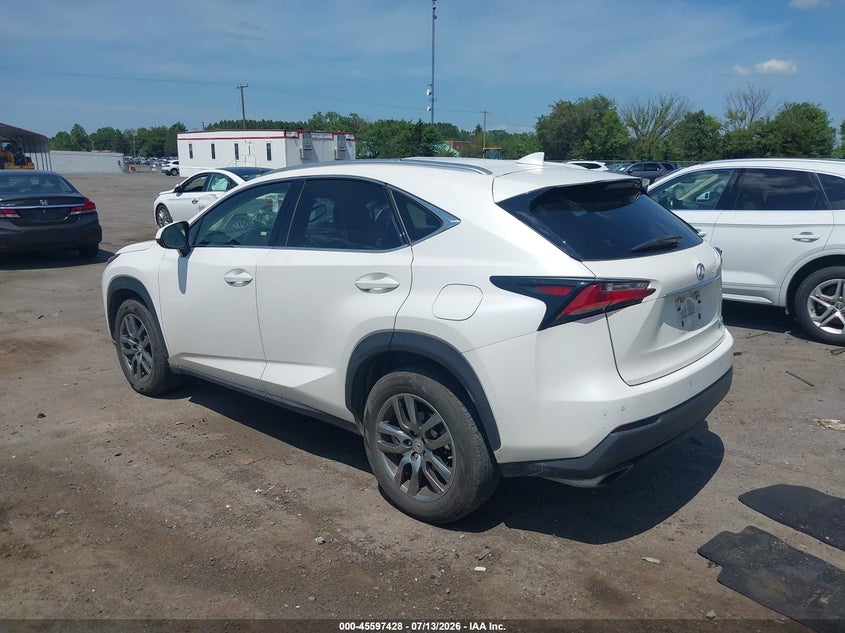 Vin: jtjbarbz7g2085758, lot: 46095806, lexus nx 200t 20163