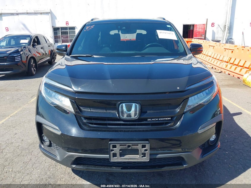 2021 Honda Pilot Awd Black Edition VIN: 5FNYF6H72MB049634 Lot: 45597453