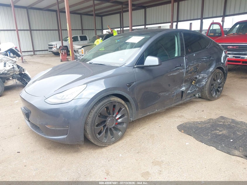 Vin: 5yjygdef1lf025322, lot: 46095839, tesla model y long range dual motor all-wheel drive/performance dual motor all-wheel drive 20202