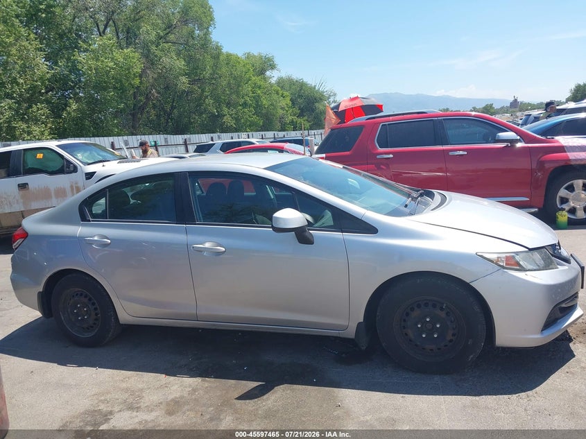 2013 Honda Civic Lx VIN: 2HGFB2F5XDH590276 Lot: 45597465