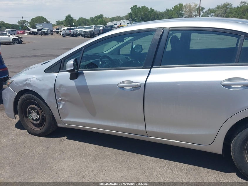 2013 Honda Civic Lx VIN: 2HGFB2F5XDH590276 Lot: 45597465