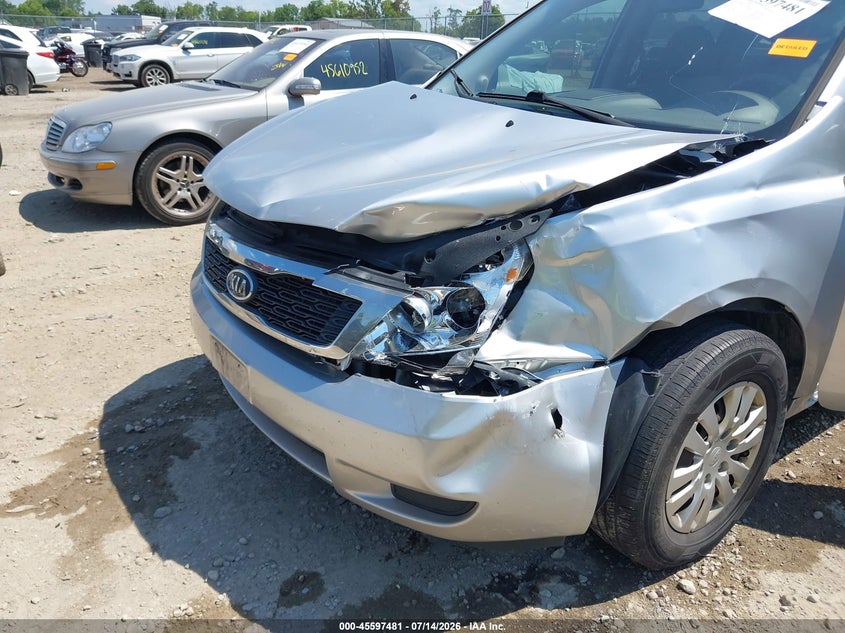 2012 Kia Sedona Lx VIN: KNDMG4C72C6491704 Lot: 45597481