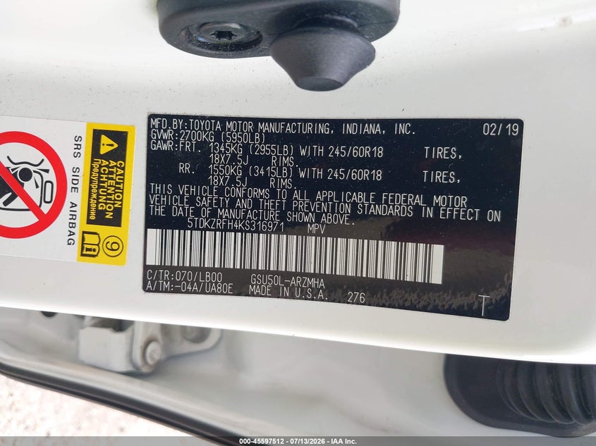 TOYOTA HIGHLANDER - zdjęcie 9