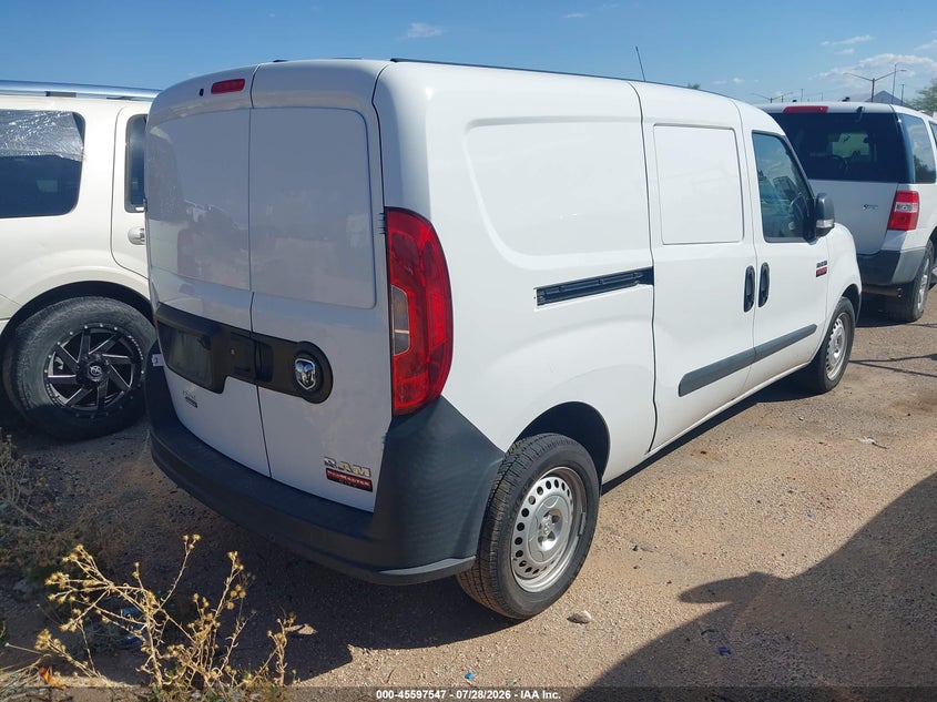 Vin: zfbhrfab7k6m88152, lot: 46095926, ram promaster city tradesman 20194