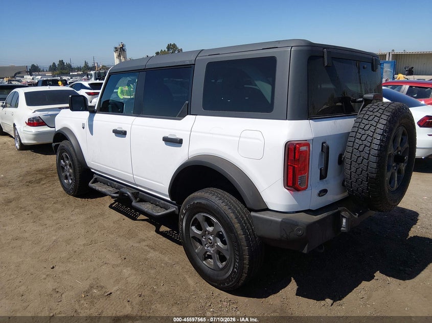Vin: 1fmde7bh1sla63247, lot: 46095943, ford bronco big bend 20253