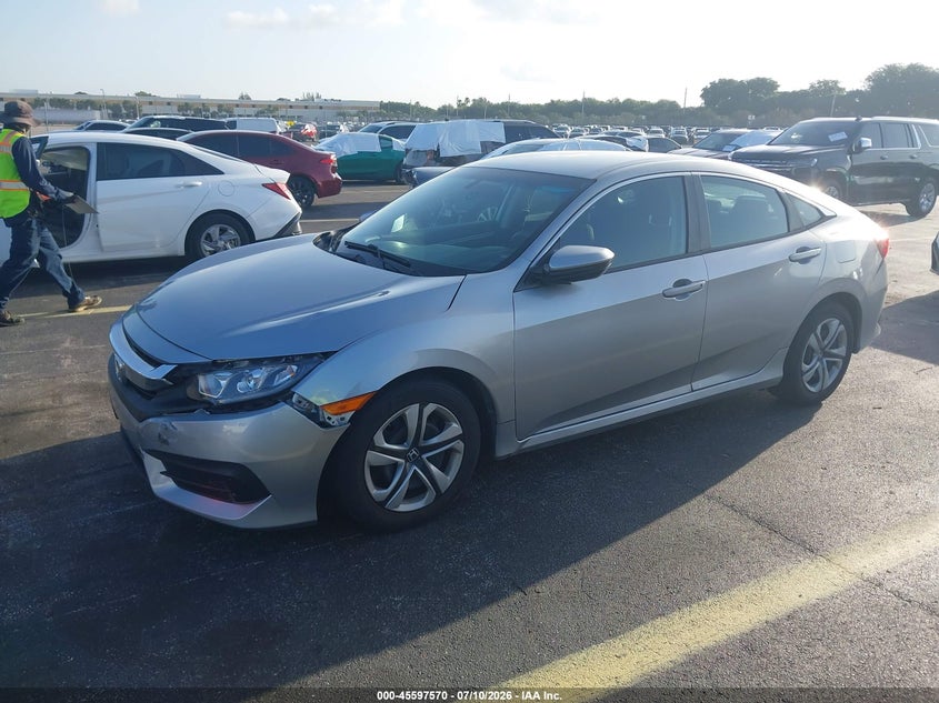 2016 HONDA CIVIC SEDAN 2.0L I-4 DOHC, VVT, 158HP