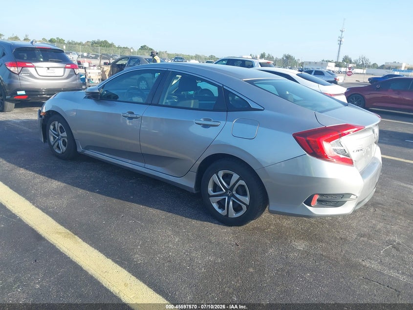 2016 HONDA CIVIC SEDAN 2.0L I-4 DOHC, VVT, 158HP