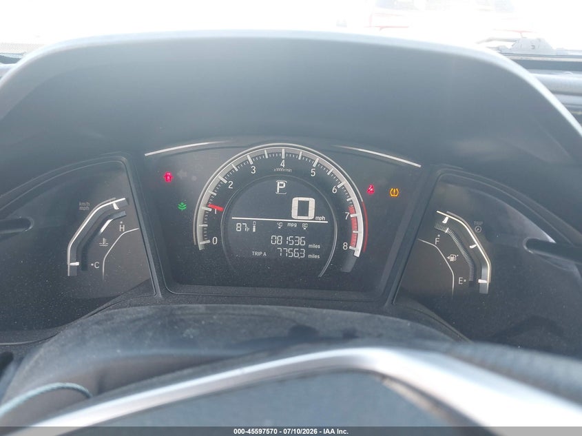 2016 HONDA CIVIC SEDAN 2.0L I-4 DOHC, VVT, 158HP
