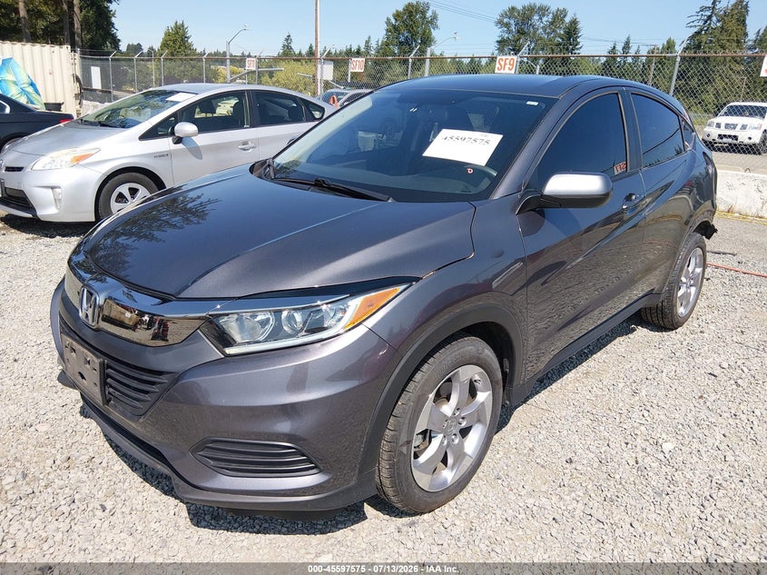 2022 Honda Hr-V Awd Lx, Left Rear, IAAI, VIN 3CZRU6H39NM711157 — photo 2
