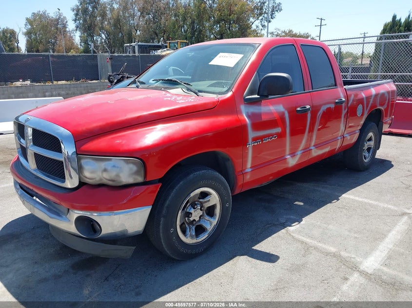 2004 Dodge RAM, Вандализм, IAAI, VIN 1D7HA18N34J138224 — фото 2
