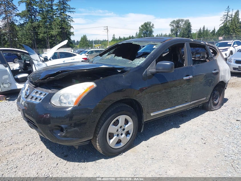2011 Nissan Rogue, Interior Burn, IAAI, VIN JN8AS5MVXBW661069 — photo 2