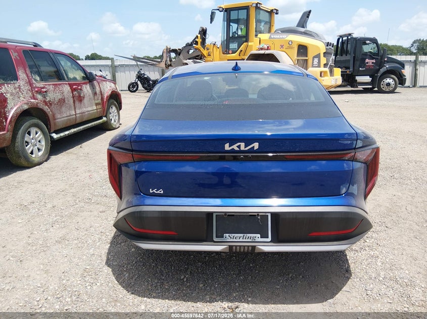 2025 Kia K4 Lxs VIN: 3KPFT4DE5SE194968 Lot: 45597642
