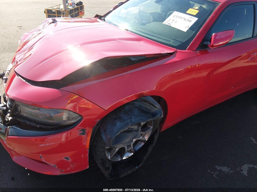 DODGE CHARGER 2016 VIN 2C3CDXJG9GH155940