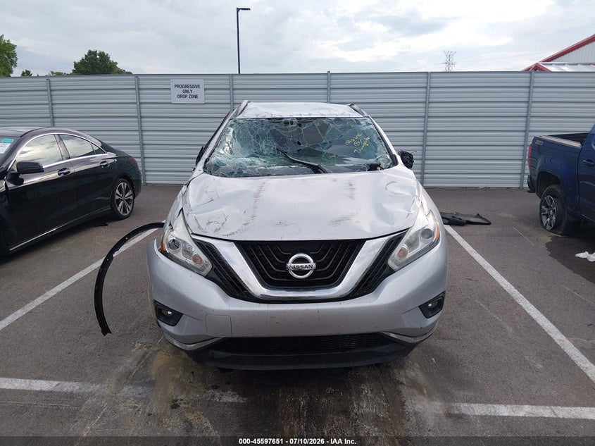 2017 NISSAN MURANO SPORT UTILITY VEHICLE 3.5L V-6 DOHC, VVT, 260HP