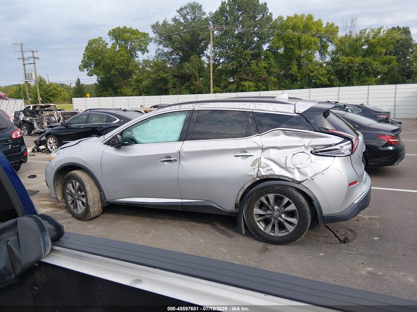 2017 NISSAN MURANO SPORT UTILITY VEHICLE 3.5L V-6 DOHC, VVT, 260HP