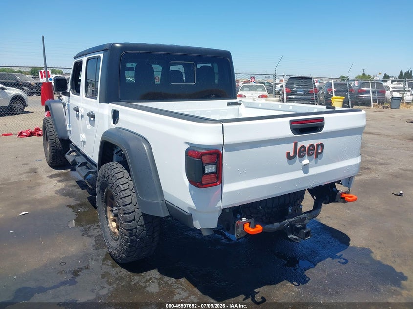 Vin: 1c6jjteg8pl529687, lot: 46096030, jeep gladiator mojave 4x4 20233