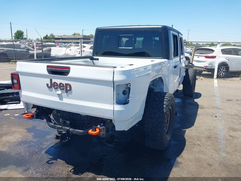 Vin: 1c6jjteg8pl529687, lot: 46096030, jeep gladiator mojave 4x4 20234
