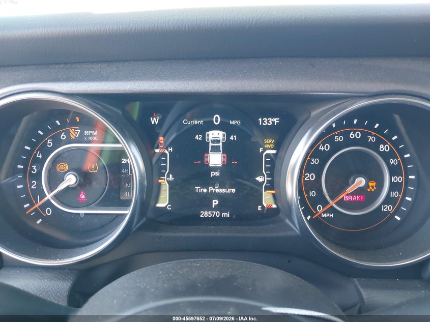 2023 Jeep Gladiator Mojave 4X4 VIN: 1C6JJTEG8PL529687 Lot: 45597652