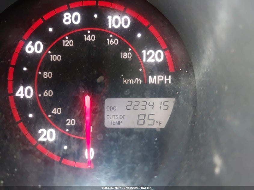 2006 Pontiac Vibe VIN: 5Y2SL65806Z407967 Lot: 45597667