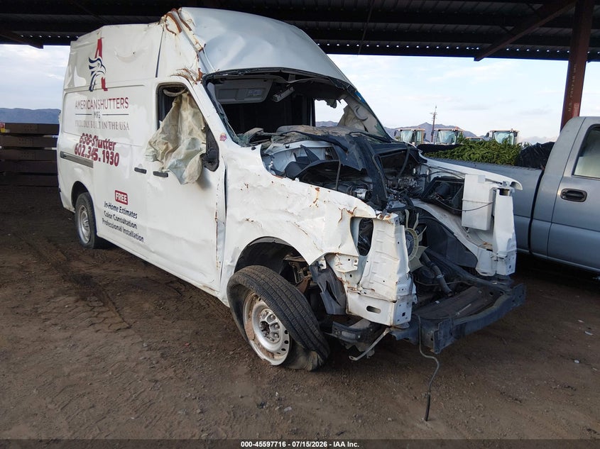Vin: 1n6bf0ly8ln810487, lot: 46096094, nissan nv cargo nv2500 hd s high roof v6 2020 img_1