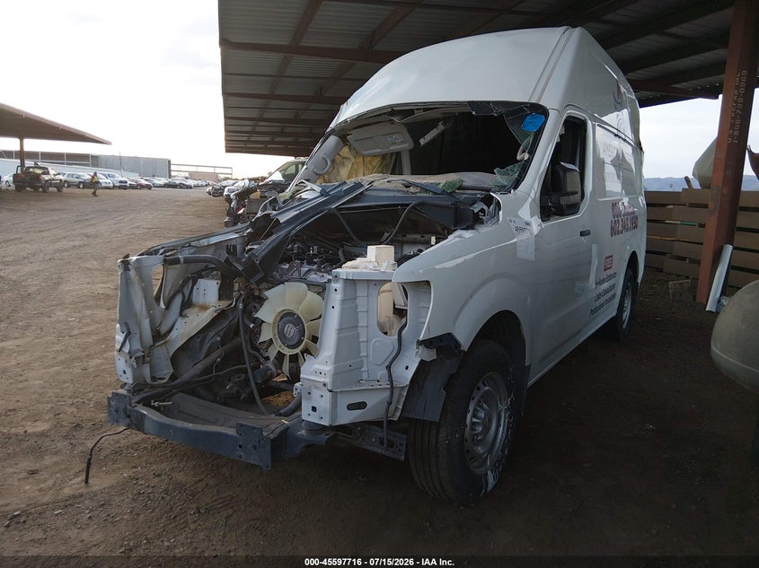 Vin: 1n6bf0ly8ln810487, lot: 46096094, nissan nv cargo nv2500 hd s high roof v6 20202