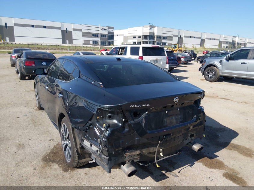 Vin: 1n4aa6ap7gc401625, lot: 46096148, nissan maxima 3.5 platinum 20163
